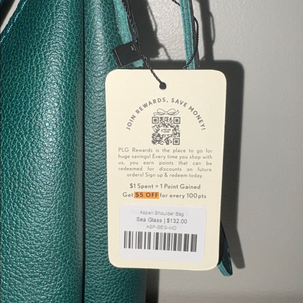 Portland Leather Goods Medium Aspen in Sea Glass - Picture 5 of 7